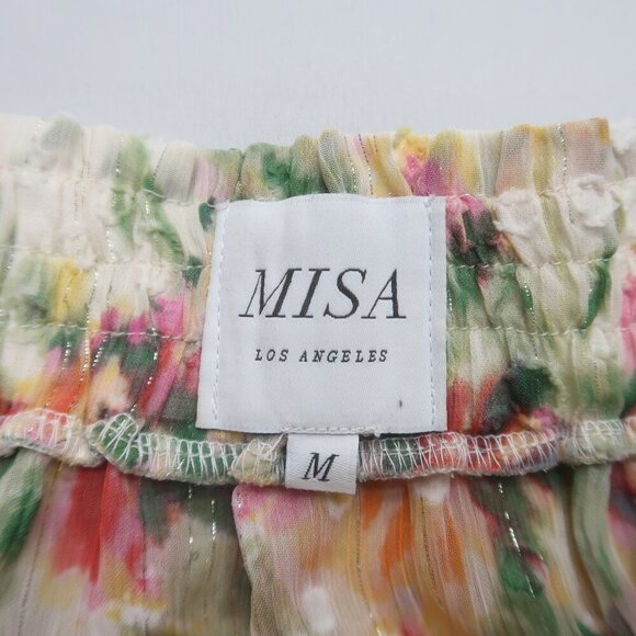 MISA Los Angeles Floral Tiered Mini Skirt Size Medium - Picture 7 of 10